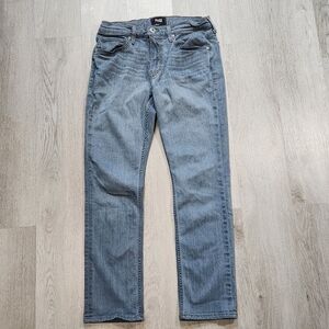 Paige Federal Skinny Jeans 30x27 Ankle Gray Blue Flexible Stretchable Low Rise